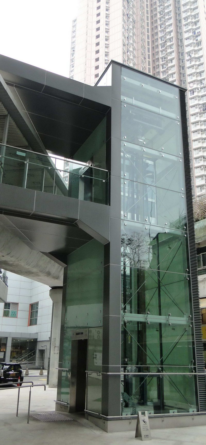 External Lift for the Youth Square in Chai Wan